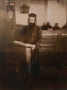 Torah student in a Pale of Settlement study hall, early 20th century, Russian Ethnographic Museum, St. Petersburg | Photo processing/adaptation: Хомелка