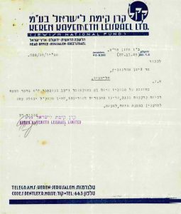As early as 1929, the Jewish National Fund was offered the land on which the kibbutzim of Shoval and Mishmar Ha-negev were later established, but JNF director Yosef Weitz turned down the deal. Weitz’s rejection letter I Israel National Archives